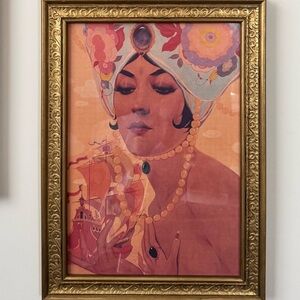 Wall art Alberto Vargas “Scheherazade” art deco era